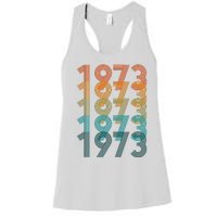 1973 Retro Colorful Roe V Wade Women's Racerback Tank