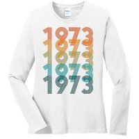 1973 Retro Colorful Roe V Wade Ladies Long Sleeve Shirt