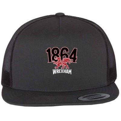 1864 Red Dragon Wrexham Flat Bill Trucker Hat