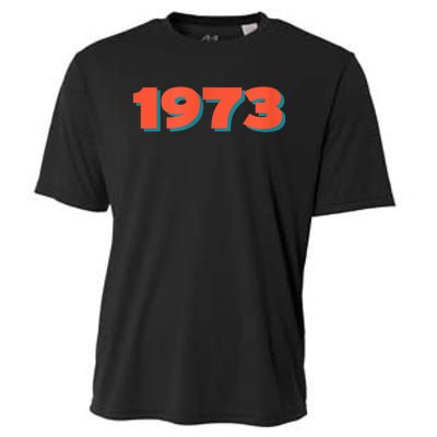 1973 Retro Historic Year Remembrance Cooling Performance Crew T-Shirt