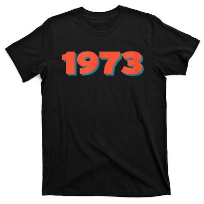 1973 Retro Historic Year Remembrance T-Shirt