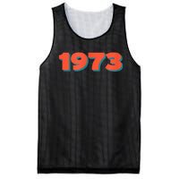 1973 Retro Historic Year Remembrance Mesh Reversible Basketball Jersey Tank