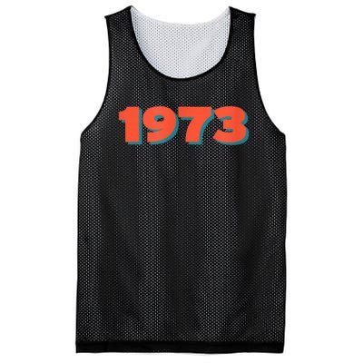 1973 Retro Historic Year Remembrance Mesh Reversible Basketball Jersey Tank