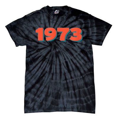 1973 Retro Historic Year Remembrance Tie-Dye T-Shirt