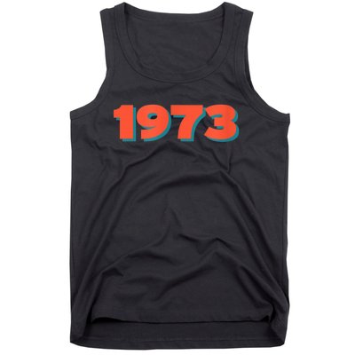 1973 Retro Historic Year Remembrance Tank Top