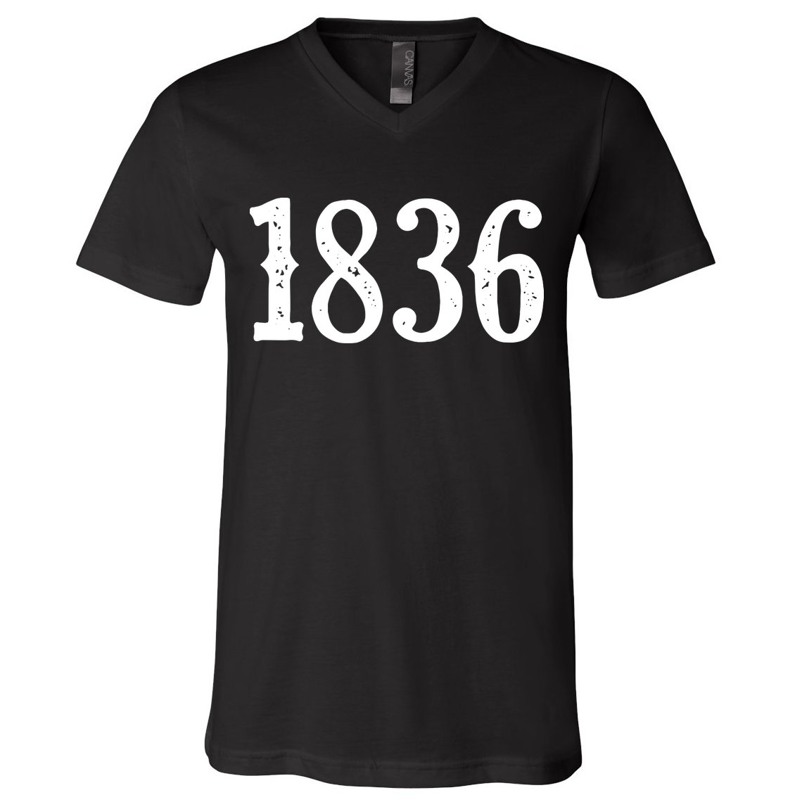 1836 Republic Of Texas Revolution Independence V-Neck T-Shirt