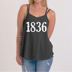 1836 Republic Of Texas Revolution Independence Women's Strappy Tank