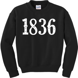 1836 Republic Of Texas Revolution Independence Kids Sweatshirt