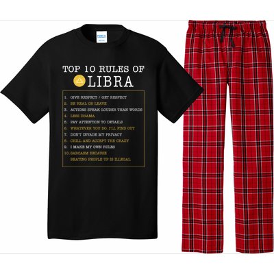 10 Rules Of Libra Horoscope Zodiac Astrological Sign Gift Pajama Set