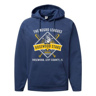 1923 Rosewood Stars Negro League Baseball Legacy Performance Fleece Hoodie