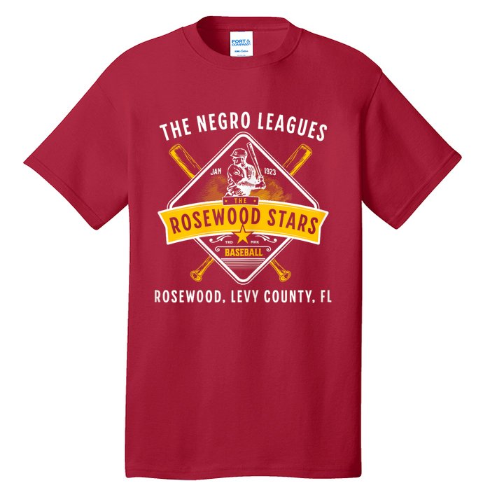 1923 Rosewood Stars Negro League Baseball Legacy Tall T-Shirt