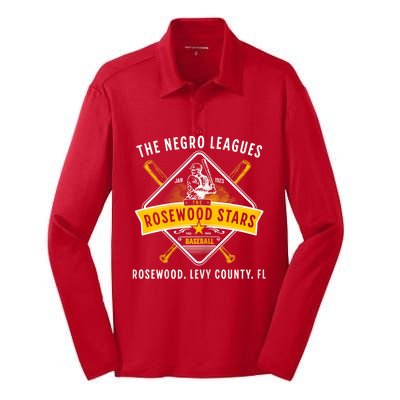 1923 Rosewood Stars Negro League Baseball Legacy Silk Touch Performance Long Sleeve Polo