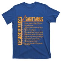 10 Rules Sagittarius Symbol Horoscope Zodiac Sign Astrologer Meaningful Gift T-Shirt