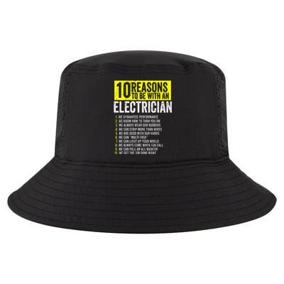 10 Reasons To Be With An Electrician Electricians Cool Comfort Performance Bucket Hat