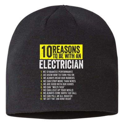 10 Reasons To Be With An Electrician Electricians Sustainable Beanie