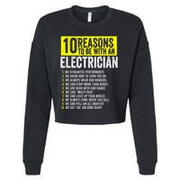 10 Reasons To Be With An Electrician Electricians Cropped Pullover Crew