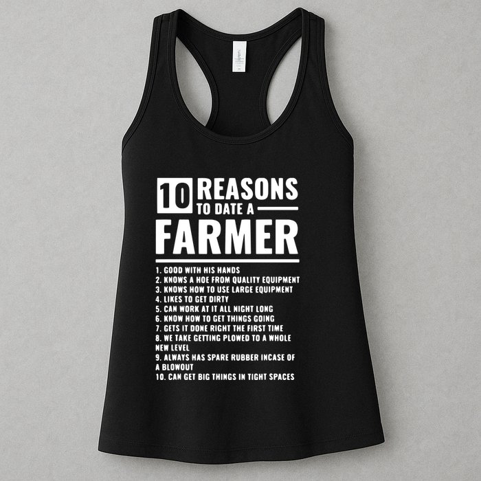 10 Reasons To Date A Farmer Womens Tank Top