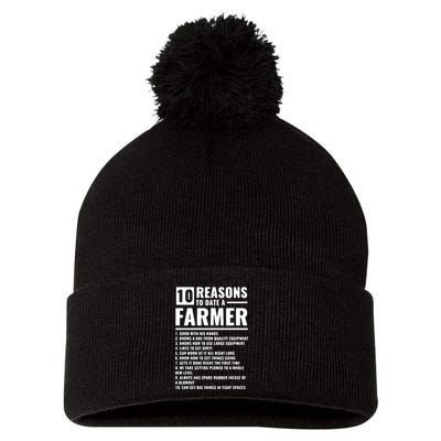 10 Reasons To Date A Farmer Pom Pom 12in Knit Beanie