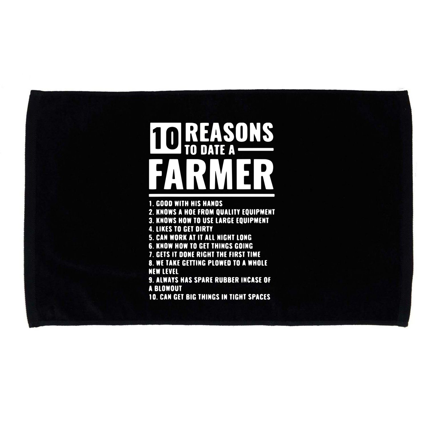 10 Reasons To Date A Farmer Microfiber Hand Towel