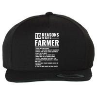 10 Reasons To Date A Farmer Wool Snapback Cap