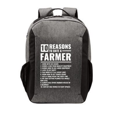 10 Reasons To Date A Farmer Vector Backpack