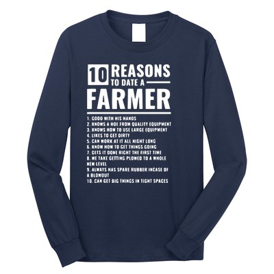 10 Reasons To Date A Farmer Long Sleeve Shirt