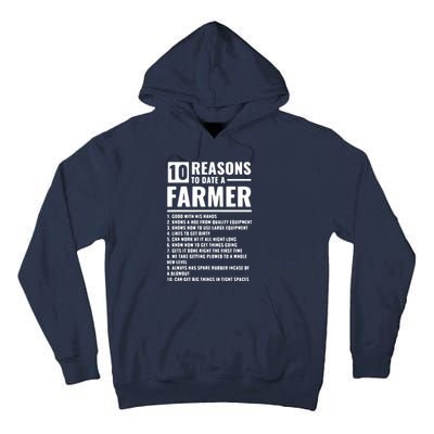 10 Reasons To Date A Farmer Tall Hoodie