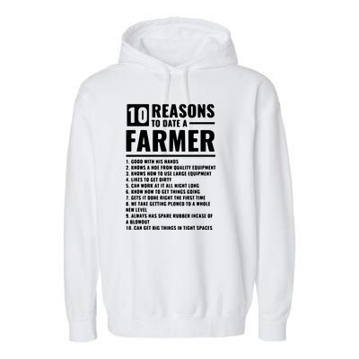 10 Reasons To Date A Farmer Garment-Dyed Fleece Hoodie