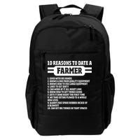 10 Reasons To Date A Farmer Funny Farming Humor For Men Backpack