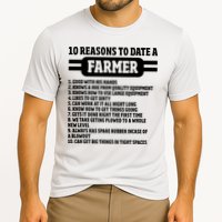 10 Reasons To Date A Farmer Funny Farming Humor For Men Performance Shirt