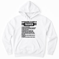 10 Reasons To Date A Farmer Funny Farming Humor For Men Hoodie