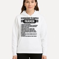10 Reasons To Date A Farmer Funny Farming Humor For Men Hoodie
