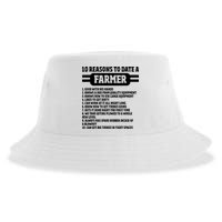 10 Reasons To Date A Farmer Funny Farming Humor For Men Sustainable Bucket Hat