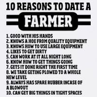 10 Reasons To Date A Farmer Funny Farming Humor For Men Button