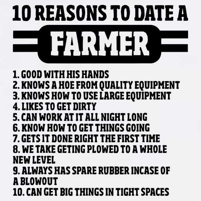 10 Reasons To Date A Farmer Funny Farming Humor For Men Button