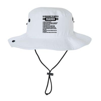 10 Reasons To Date A Farmer Funny Farming Humor For Men Bucket Hat