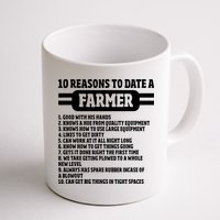 10 Reasons To Date A Farmer Funny Farming Humor For Men Mug