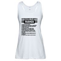 10 Reasons To Date A Farmer Funny Farming Humor For Men Ladies Essential Flowy Tank