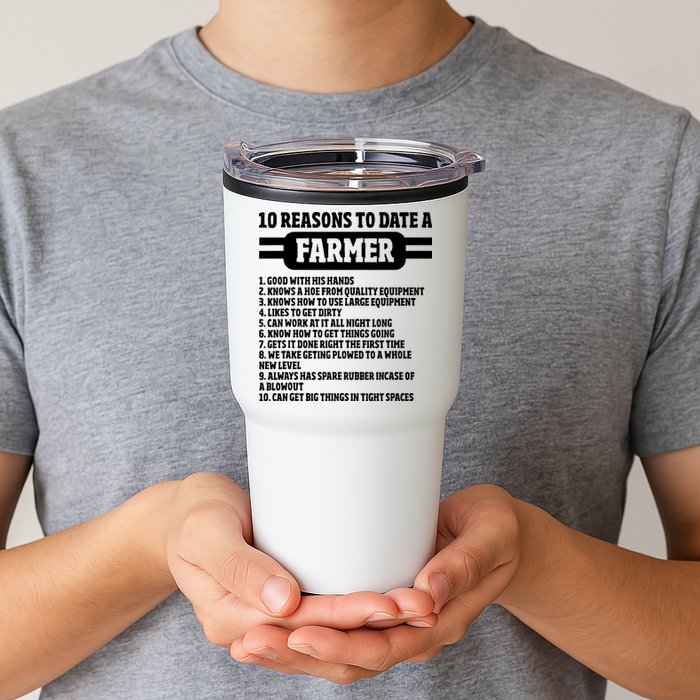 10 Reasons To Date A Farmer Funny Farming Humor For Men Tumbler