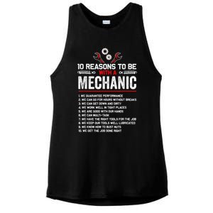 10 Reasons To Be With A Mechanic For Men Car Mechanics Ladies PosiCharge Tri-Blend Wicking Tank