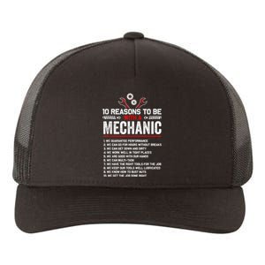 10 Reasons To Be With A Mechanic For Men Car Mechanics Yupoong Adult 5-Panel Trucker Hat