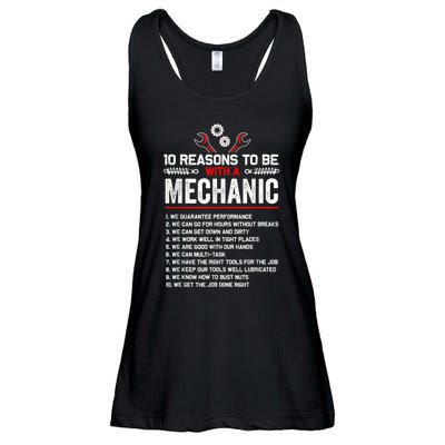 10 Reasons To Be With A Mechanic For Men Car Mechanics Ladies Essential Flowy Tank