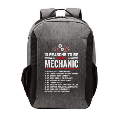 10 Reasons To Be With A Mechanic For Men Car Mechanics Vector Backpack