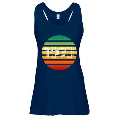 1973 Retro Vintage Sunrise Sunset Pro Choice Ladies Essential Flowy Tank