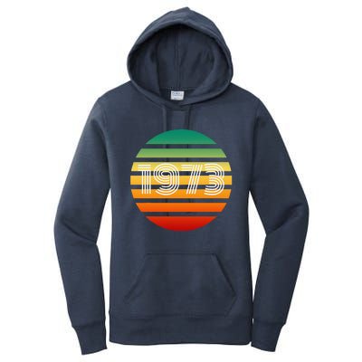 1973 Retro Vintage Sunrise Sunset Pro Choice Women's Pullover Hoodie