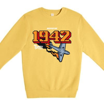 1942 Retro Vintage Arcade Premium Crewneck Sweatshirt