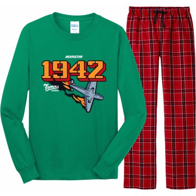 1942 Retro Vintage Arcade Long Sleeve Pajama Set