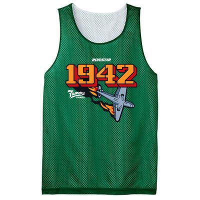 1942 Retro Vintage Arcade Mesh Reversible Basketball Jersey Tank