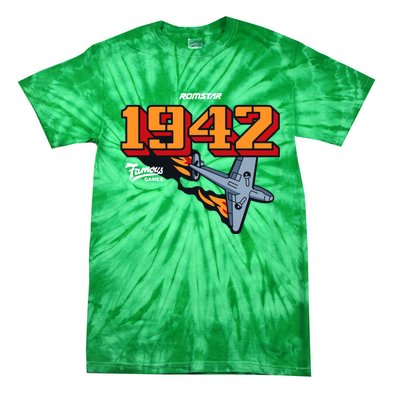 1942 Retro Vintage Arcade Tie-Dye T-Shirt