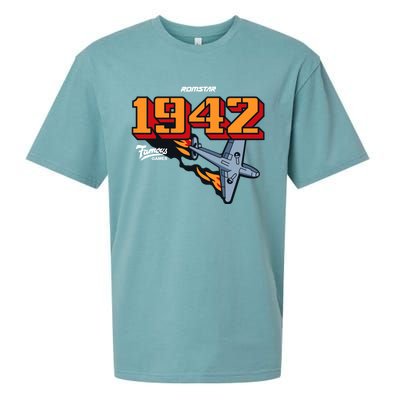 1942 Retro Vintage Arcade Sueded Cloud Jersey T-Shirt